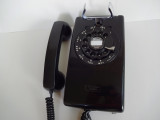 Western Electric 554 wall telephone 1950s Black 