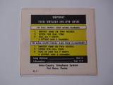 3  slot payphone middle instruction card and plastic 