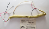 G style coil  handset   cord Yellow 9 feet hardwire 