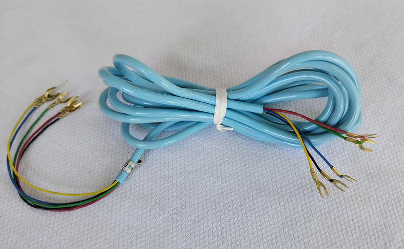 Princess Line cord 5 conductor 7ft  Light Blue/ Turquoise 