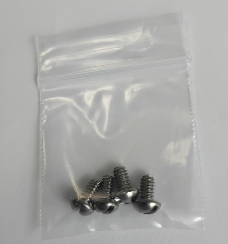 Upper housing lock screws 3 slot payphone