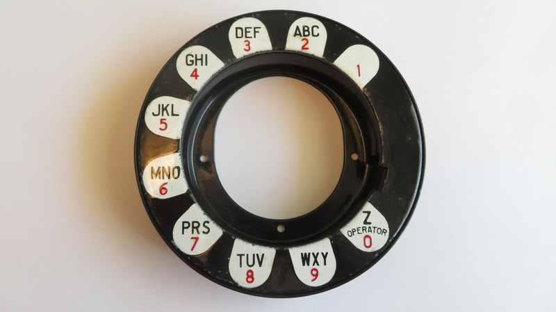 Western Electric 147B dial plate , Shroud  acorn nuts 50G
