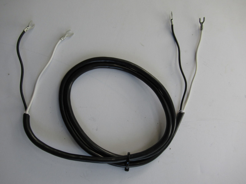 Rubber receiver cord for 2 piece payphones and wall phones 