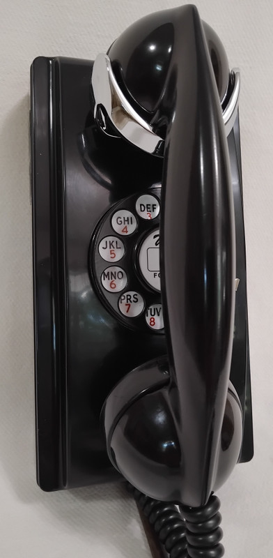 Western Electric 354 Wall phone black