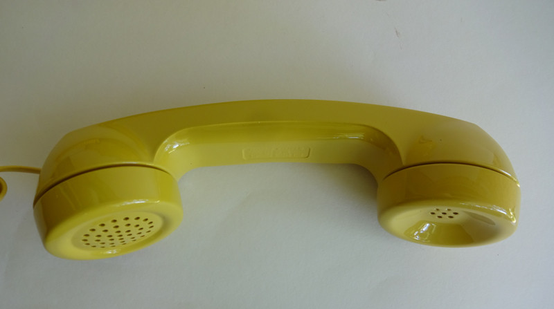 Yellow Princess Phone Touch Tone phone