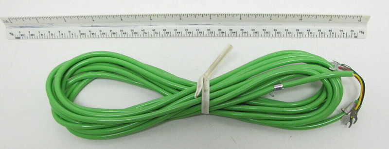 Lime Green Line Cord  3 Conductor NOS