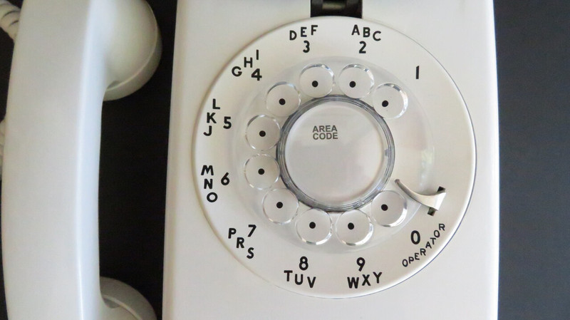 Western Electric 554  White wall telephone