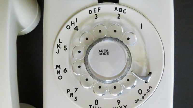 Western Electric 554  White wall telephone