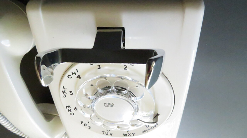 Western Electric 554  White wall telephone