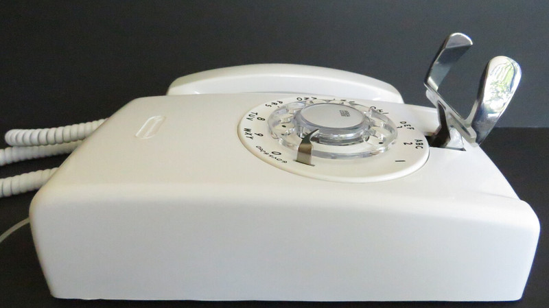 Western Electric 554  White wall telephone