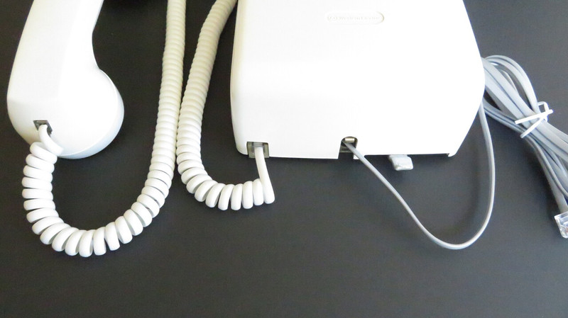 Western Electric 554  White wall telephone