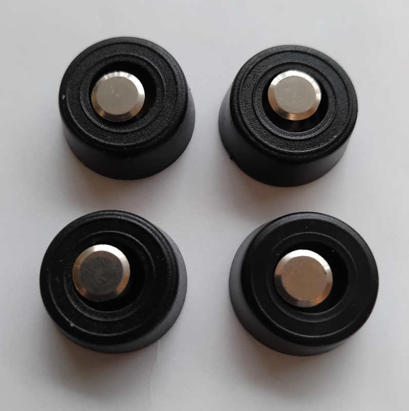 500 telephone rubber feet and rivets NOS