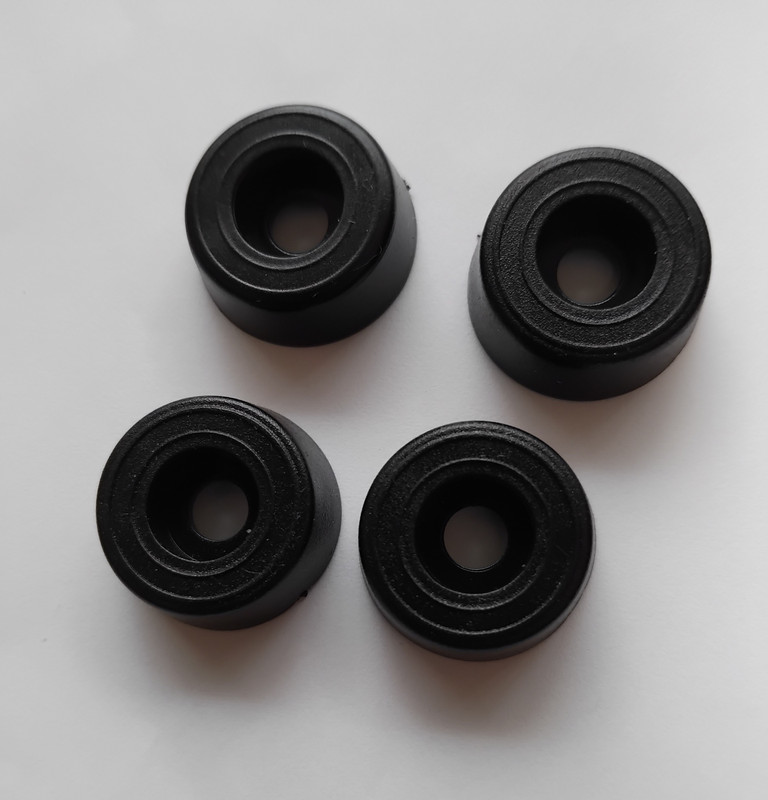 500 telephone rubber feet and rivets NOS