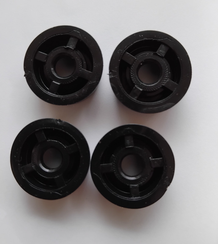 500 telephone rubber feet and rivets NOS