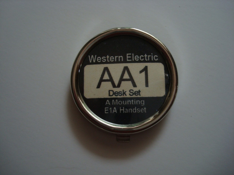 A1 or AA1 dial center set Chrome 