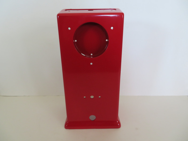 3 slot Payphone upper  RED  Powdercoated