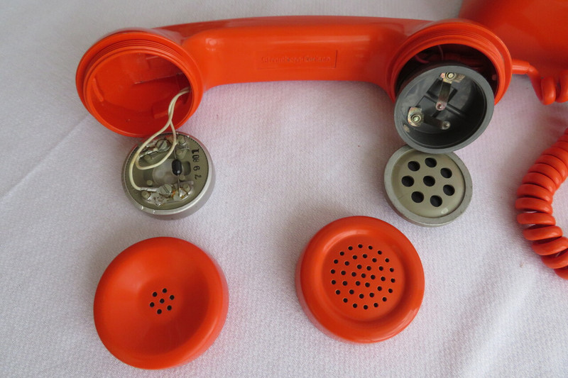 Stromberg Carlson ORANGE desk phone 500 works