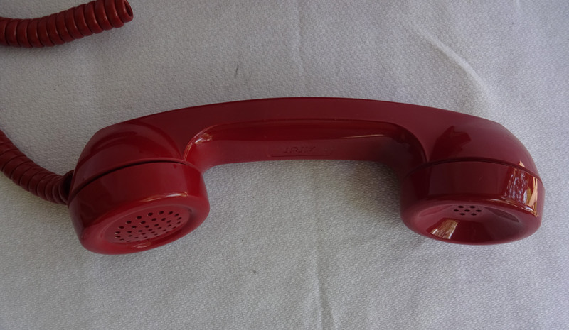 Cherry Red Princess Touch tone phone 