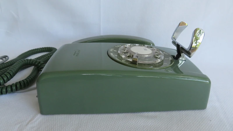 Western Electric 554 wall phone Moss Green 