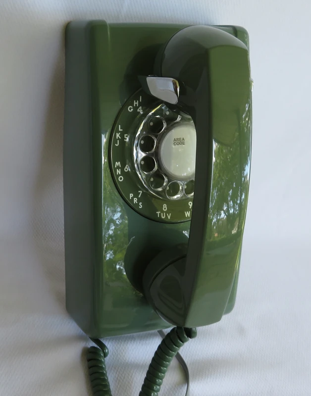 Western Electric 554 wall phone Moss Green 