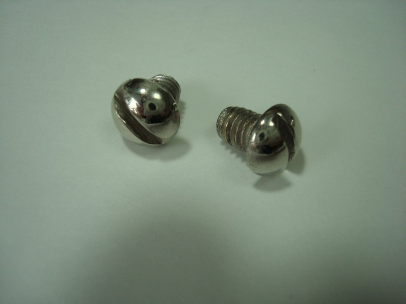   Nickel 2 1/2 " bell set for ringer boxes and subsets  Western Electric 