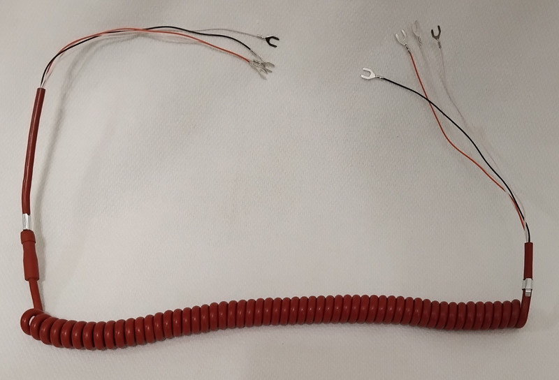 Western Electric Rust RED coil handset cord  G1 handset 500 