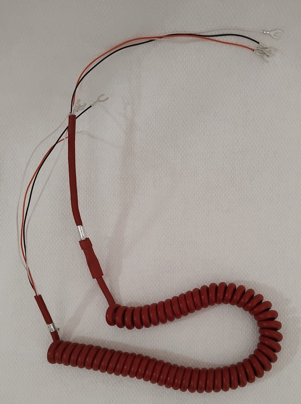 Western Electric Rust RED coil handset cord  G1 handset 500 