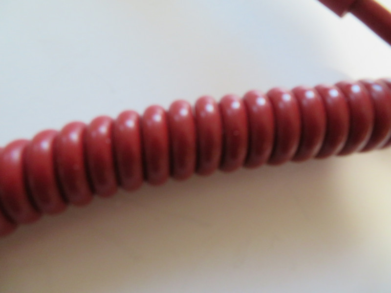 Close up of RUST RED color