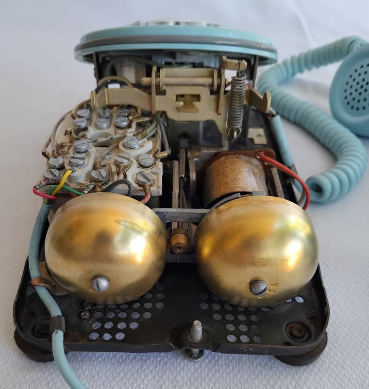 Aqua blue 500 Telephone Western Electric 