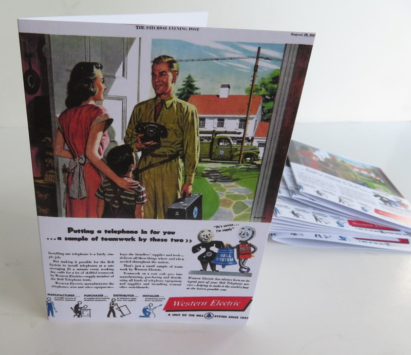  Bell Telephone installation cards pkg 12