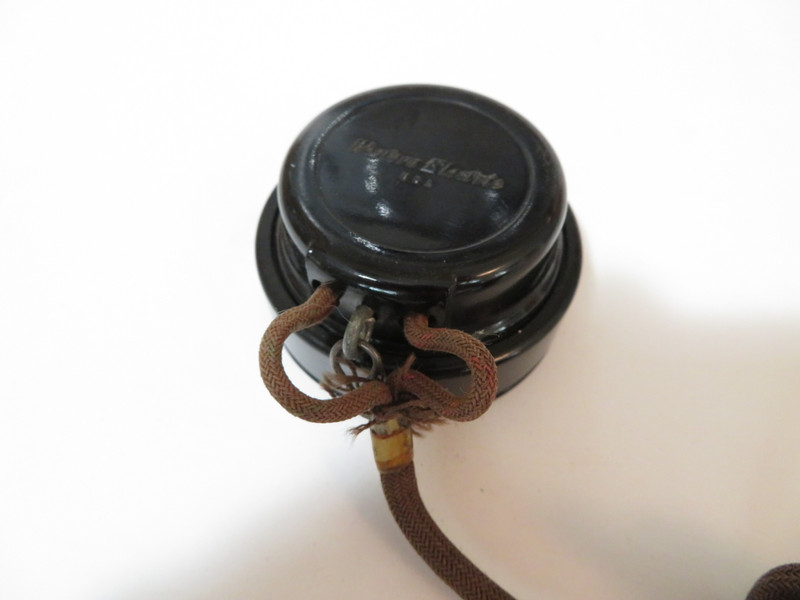 Watch case receiver Western Electric w/ cord 