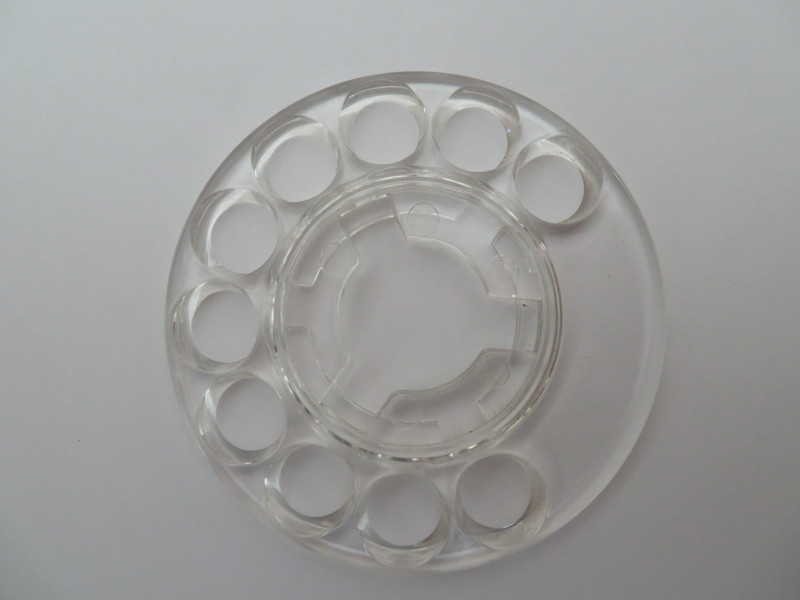 Stromberg Carlson Clear plastic finger wheel 