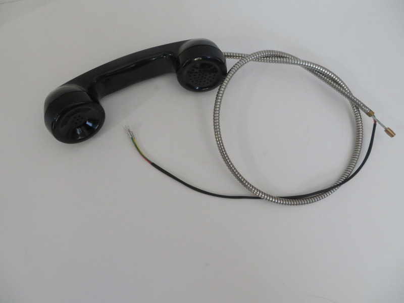 Western Electric Payphone handset Armored cords 