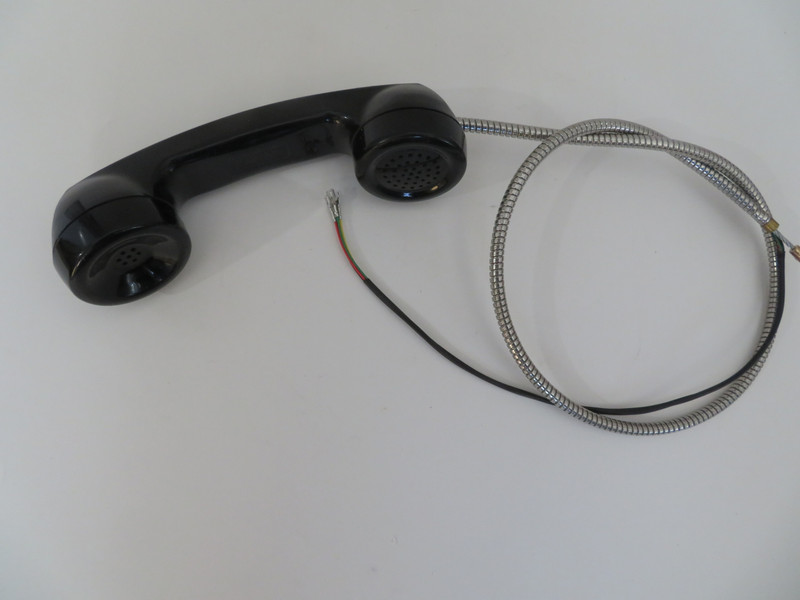 Western Electric Payphone handset Armored cords 