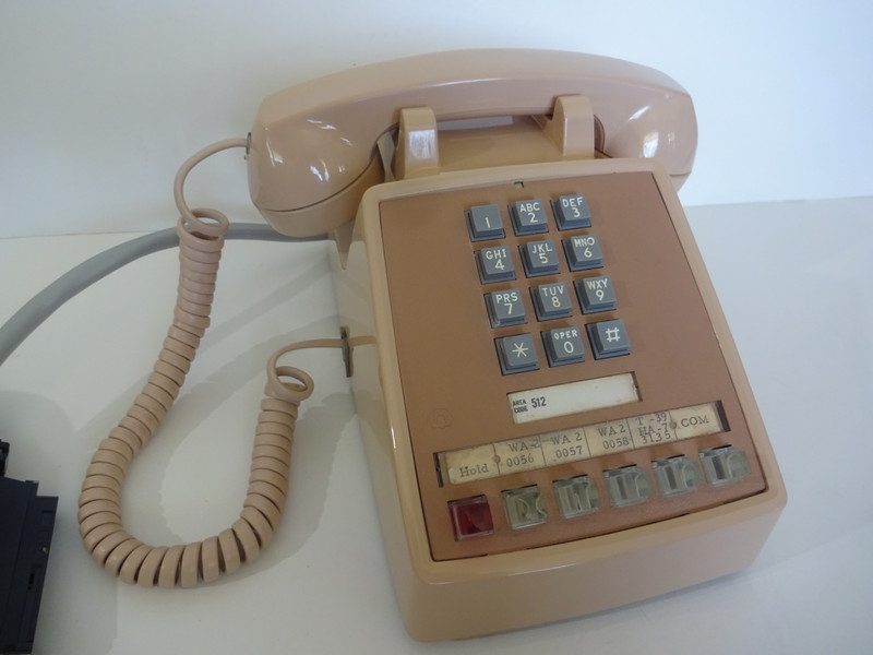 Beige Touch tone Business phone Model 2565