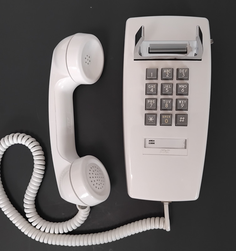 White 2554 telephone Western Electric wall telephone 