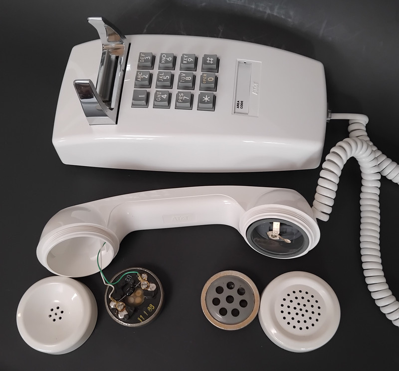 White 2554 telephone Western Electric wall telephone 
