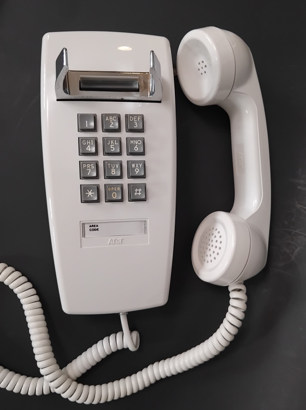 White 2554 telephone Western Electric wall telephone 