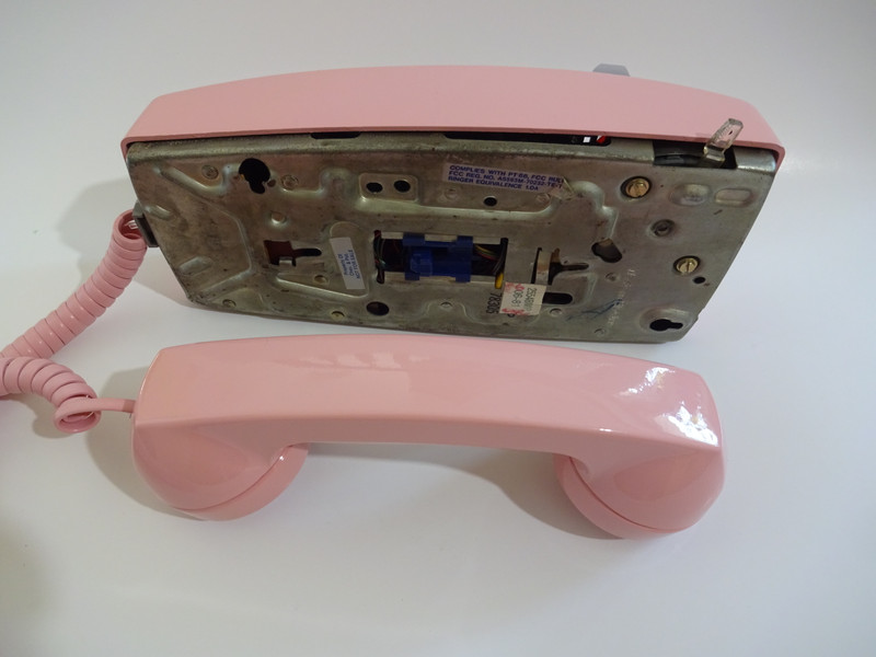  Pink 2554 telephone Western Electric wall telephone 