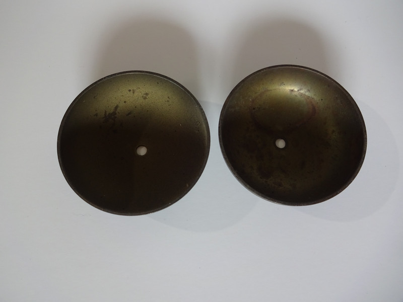  Brass 2 1/2"  Gongs or bells   Set of 2 