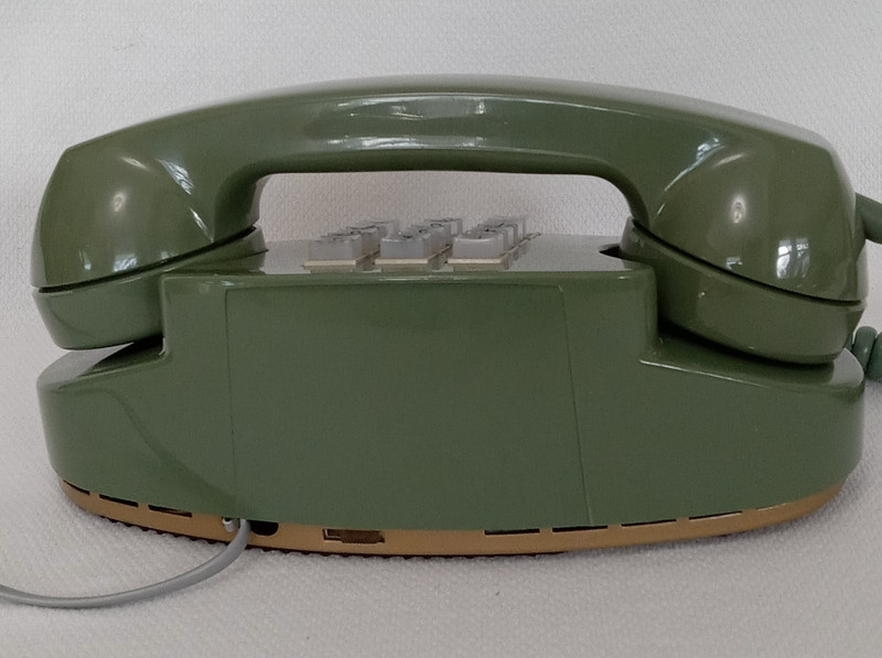 Moss Green Princess Phone Touch Tone phone
