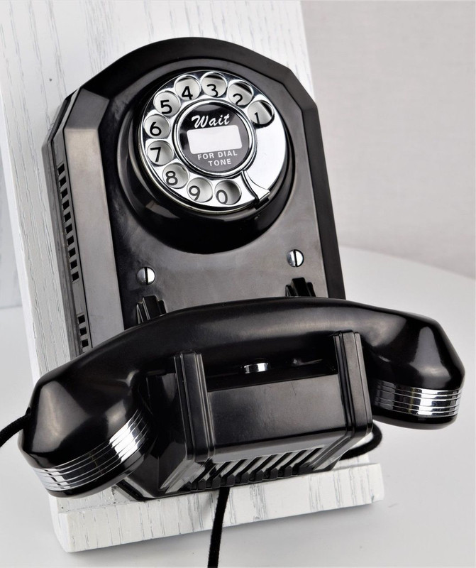  Automatic Electric telephone AE50 wall model Chrome PKG