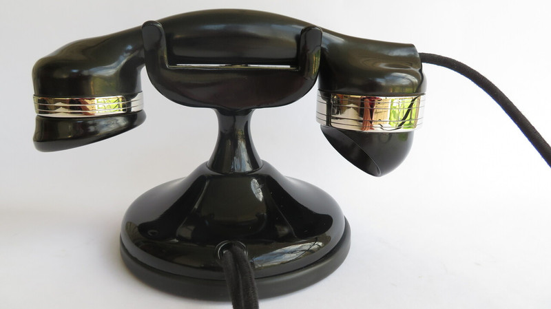 Antique Automatic Electric Monophone High cradle, working  telephone