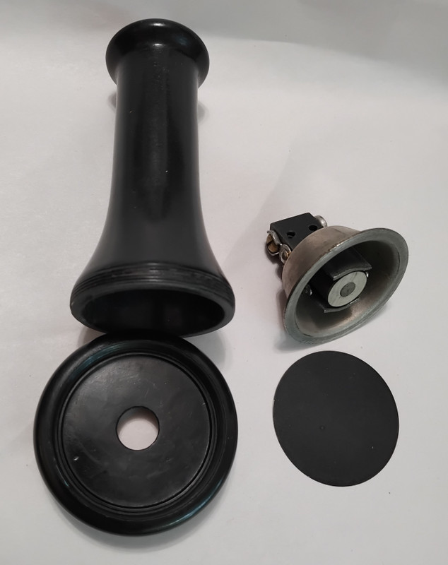  Gray  Candlestick receiver / Wood wall phone DC receiver 