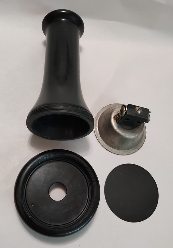  Gray  Candlestick receiver / Wood wall phone DC receiver 