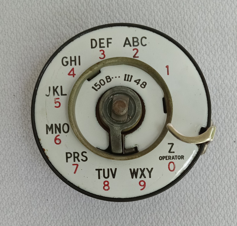   Western Electric #2HB telephone dial 