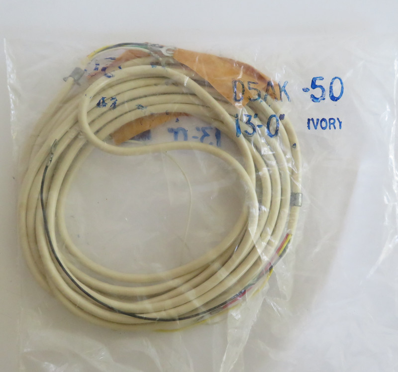    Princess 5 conductor line cord Ivory. D5AK 13 ft.