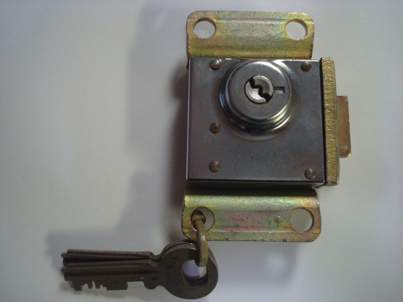 3 slot  Payphone Vault lock  NE22  Fits Western Electric AE 2 kyes , NE Doors 