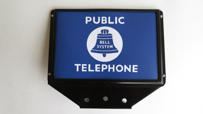   Top Flag Sign Bell Systems Black