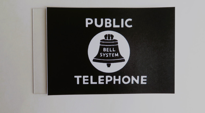   Top Flag or Direction  Card Bell Systems Black